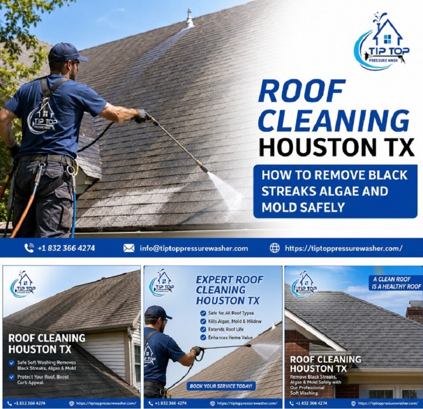 roof cleaning Houston TX