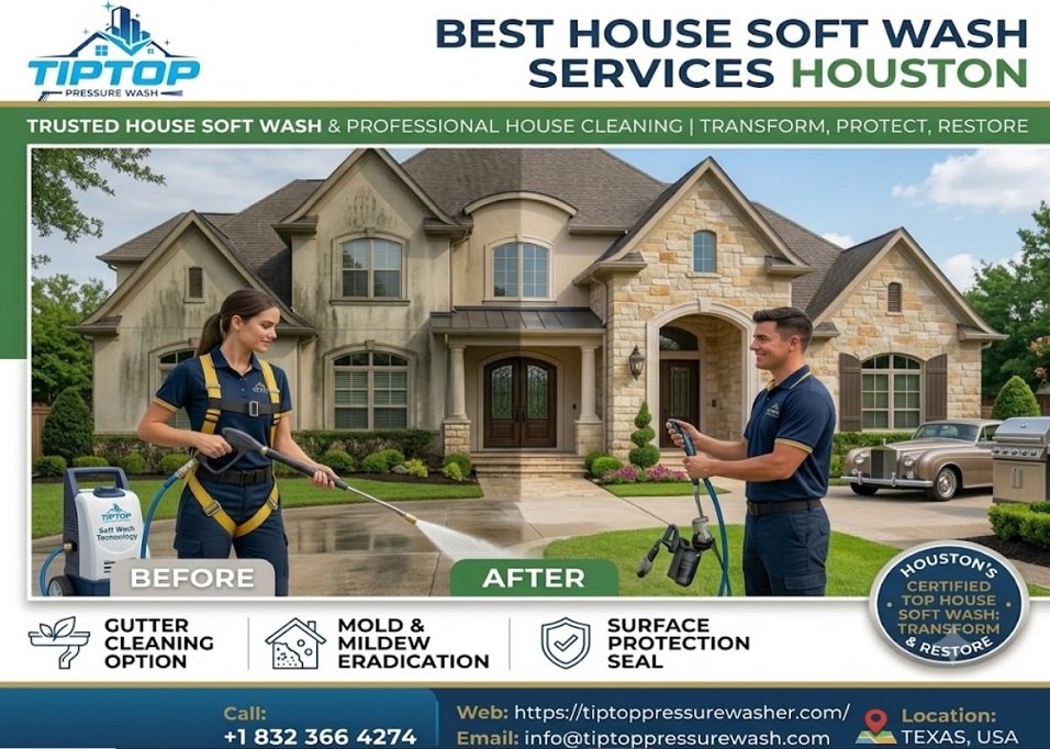 Best House Soft Wash Services Houston