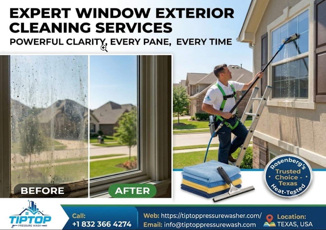 Window Exterior Cleaning Services Rosenberg, TX