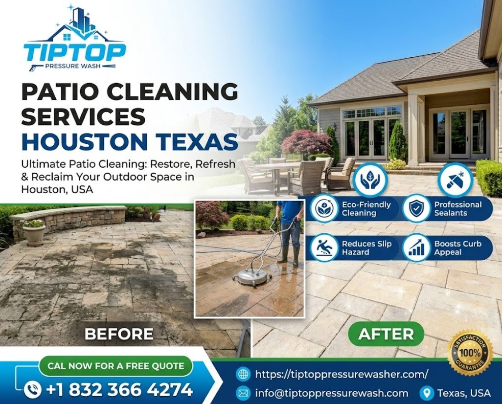 Patio Cleaning Services Houston Texas