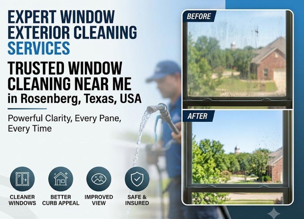 Window Exterior Cleaning Services Rosenberg, TX 