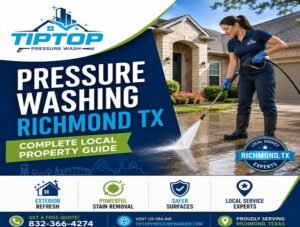 power washing Richmond TX, house washing Richmond Texas, roof cleaning Richmond TX, driveway cleaning Richmond, paver cleaning Richmond TX, commercial pressure washing Richmond
