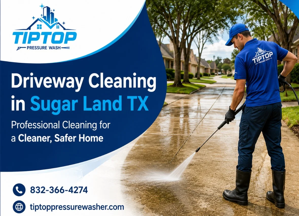 Driveway Cleaning in Sugar Land TX