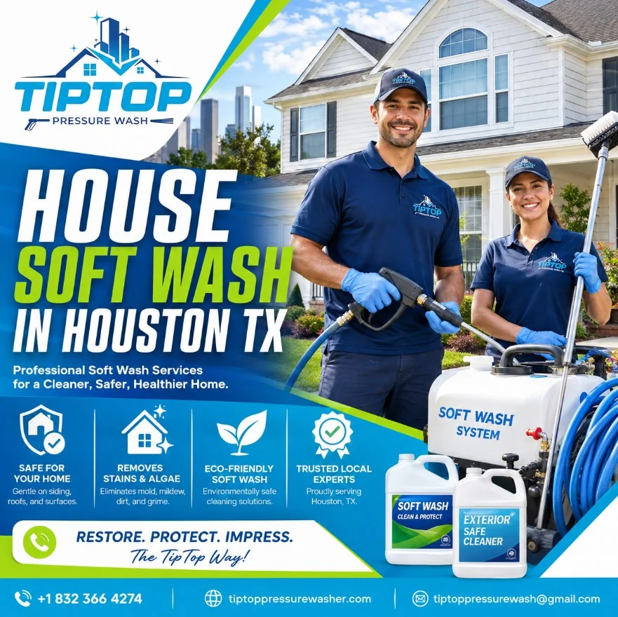 House Soft Wash Near Houston TX
