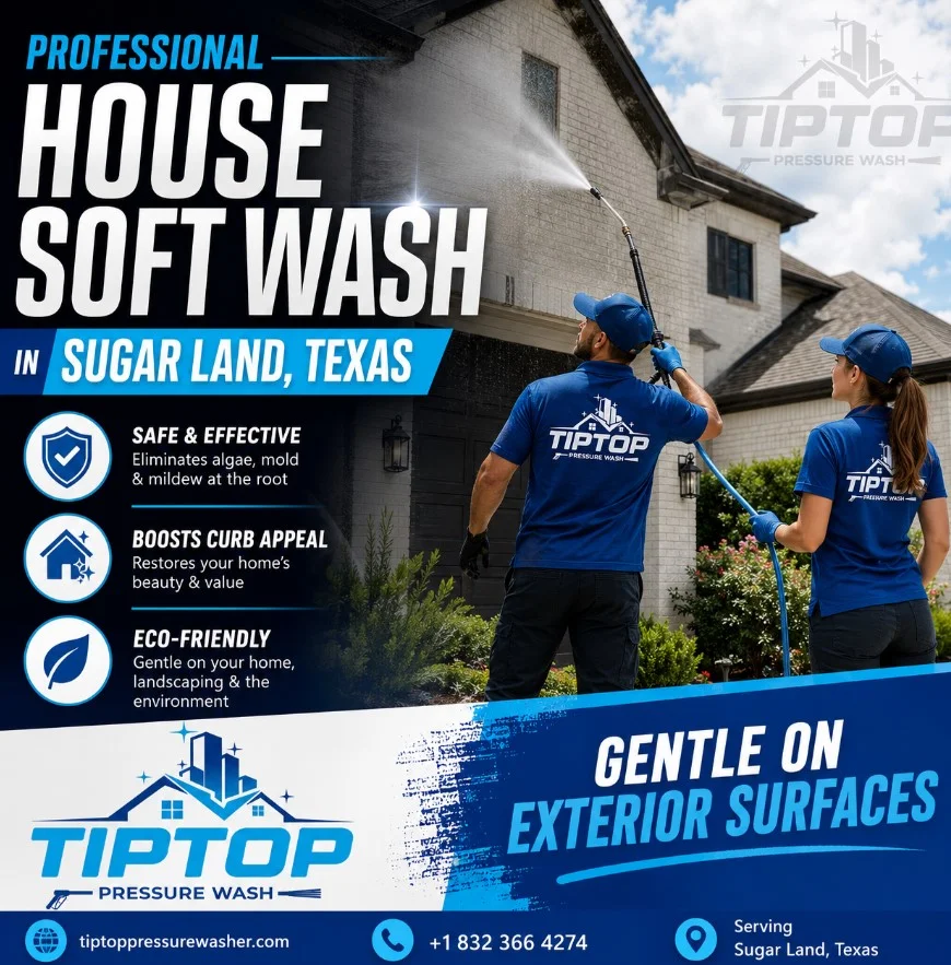 House Soft Washing in Sugar Land TX