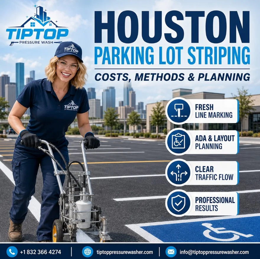 Parking Lot Striping in Houston TX