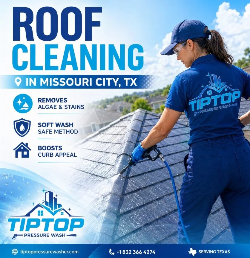 roof cleaning in Missouri City TX