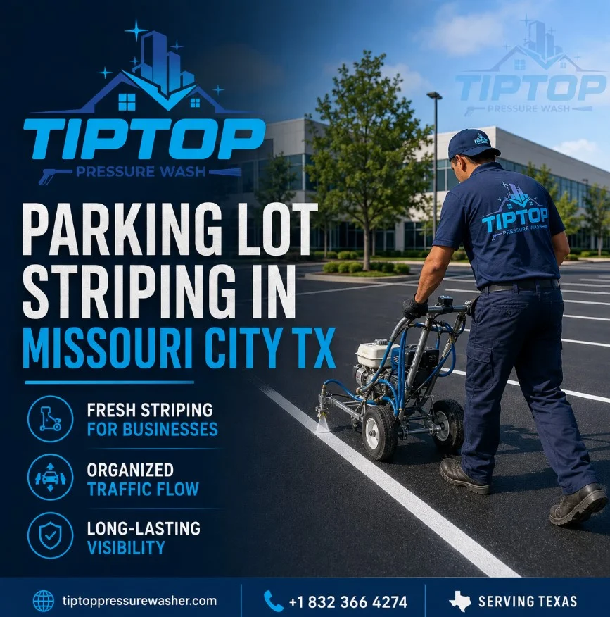 parking lot striping in Missouri City TX