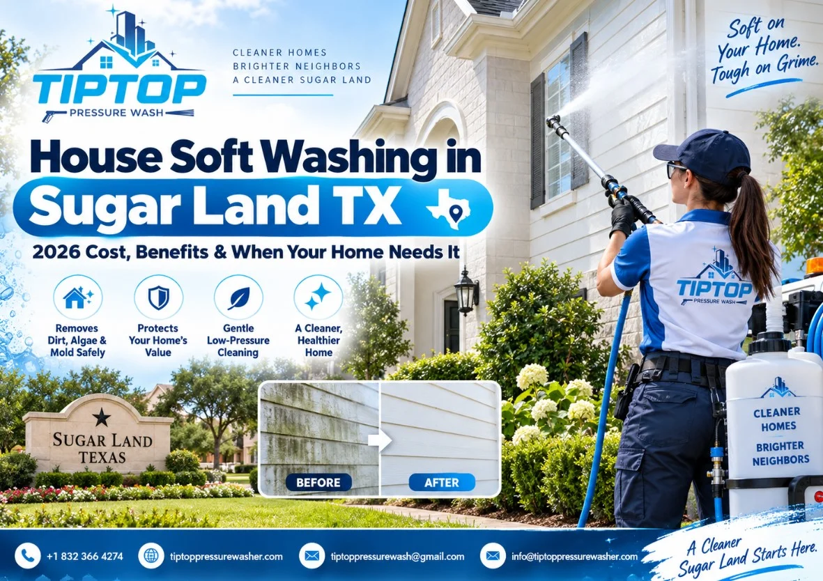 House Soft Washing in Sugar Land TX,