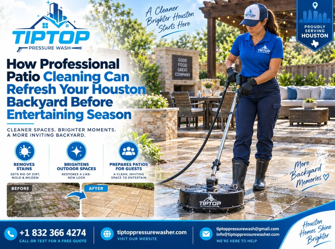 patio cleaning Houston TX